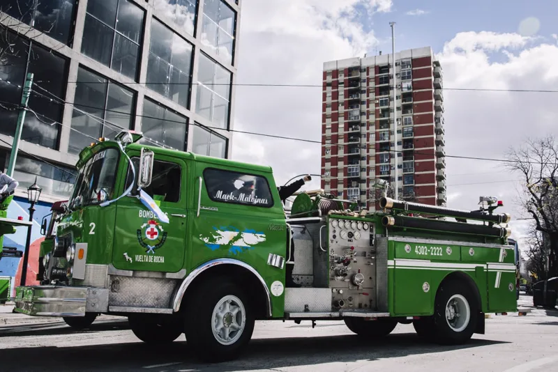 Autobomba Urbana Móvil 2 de Bomberos Voluntarios Vuelta de Rocha